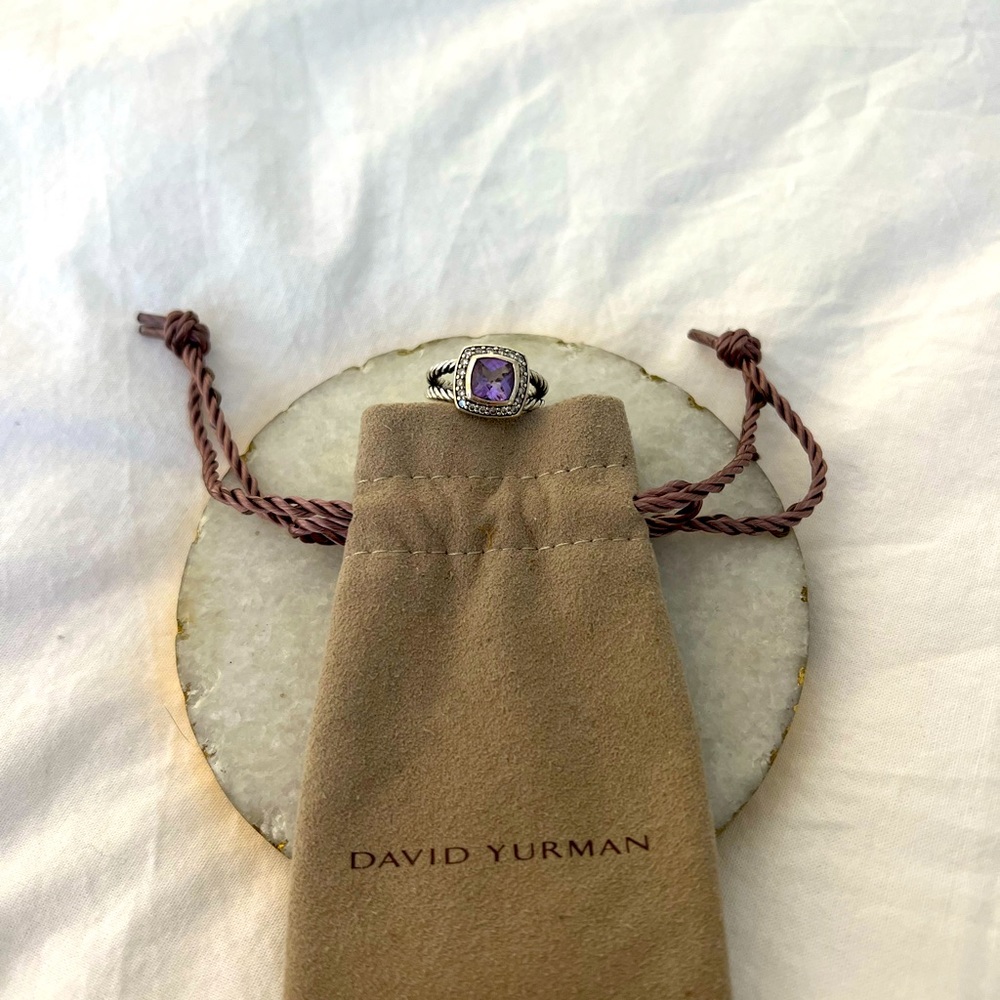 David Yurman Petite Albion Purple Stone